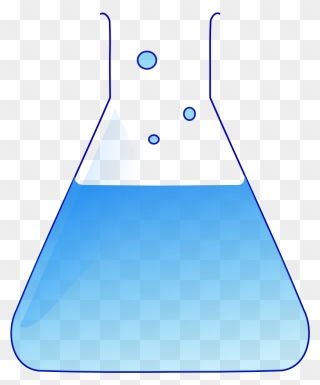 Free To Use Public Domain Science Clip Art - Acid In Conical Flask - Png Download
