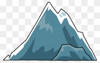 Mountain Free Icons And Backgrounds Clipart - Snowy Mountain Clip Art - Png Download