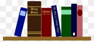 Clipart Bible Clear Background Picture - Books On Shelf Clipart - Png Download