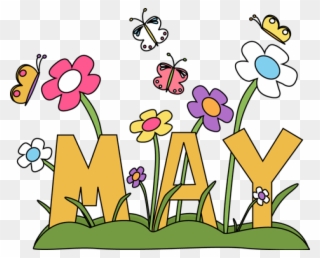 Permalink To Free May Clip Art Flower Clipart - May Clipart - Png Download