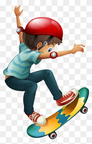 Фотки Skateboard Boy, Clipart Boy, Drawing For Kids, - Boy Skateboarding Clipart - Png Download