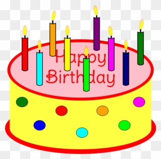 All Photo Png Clipart - Clip Art Birthday Cake With Candles Transparent Png