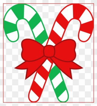 Holiday Clip Art - Candy Cane Clipart Transparent - Png Download