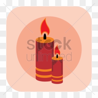 Wax Clipart Candle Clip Art - Illustration - Png Download