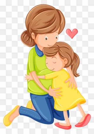Craft Clipart Kid Clip Art - Mom And Child Clipart - Png Download