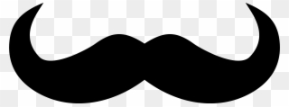 Mustache Clipart French Clip Art Library - Black Mustache Clip Art - Png Download