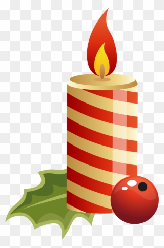 Red Christmas Candle Png Clipart Imageu200b Gallery - Transparent Holidays Clipart December