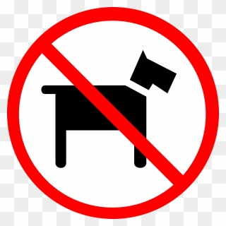 Free Vector No Dogs Clip Art - Sign No Dogs Allowed - Png Download