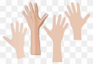 Reaching Hand Clipart - Hands Reaching Clipart - Png Download
