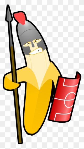 Banana Warrior Clipart