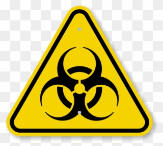 Biohazard Transparent Clip Art - Biohazard Warning Sign - Png Download