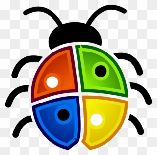 Microsoft Clipart Confused - Microsoft Bug - Png Download