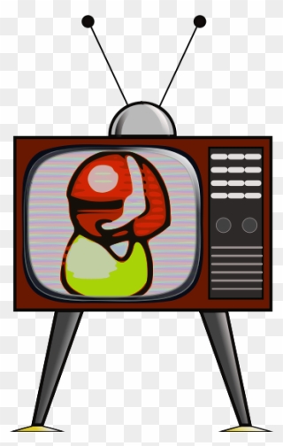 Free Colour Tv - Tv Tegning Clipart