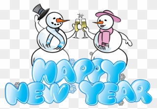 Clip Art - Happy New Year Writing Styles - Png Download