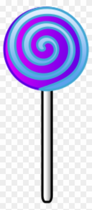 Office Clip Art Striped Lollipop Clipart Free Download - Transparent Background Lollipop Clipart - Png Download