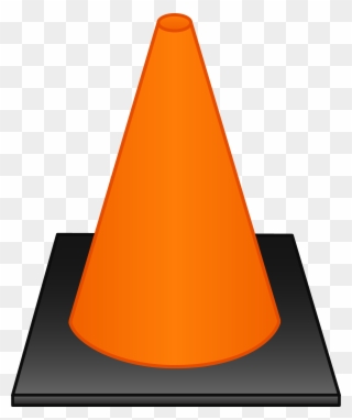 Wallpaper And Desktop For Pc Orange Traffic Cone Free - Clip Art - Png Download