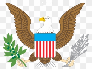 White Tailed Eagle Clipart Presidential - Seal Of The United States Eagle - Png Download