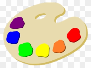 Painting Clipart Paint Tray - Art Paint Thing - Png Download