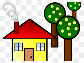 Outside Clipart Simple - Simple House Clip Art - Png Download