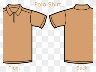 Polo Shirt Clipart Kaos - Polo T Shirt Template - Png Download