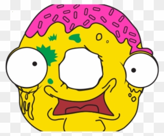 Doughnut Clipart Yellow - Grossery Gang Dodgey Donut - Png Download