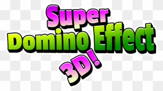 Super Domino Effect 3d - Video Game Clipart