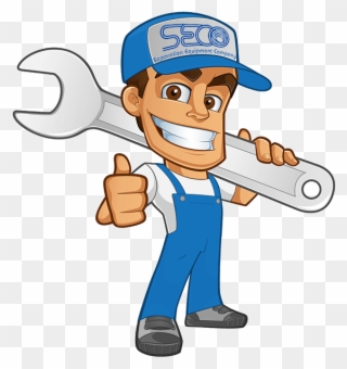 Parts And Service - Window Cleaning Cartoon Clipart