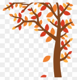 Fall Trees Clipart Fall Trees Clipart 3 X Carwad Net - Clipart Autumn Scrapbooking - Png Download