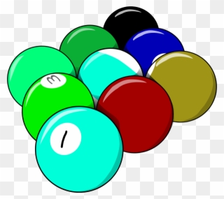 9 Ball Pool Clip Art Clipart - Form In Art - Png Download
