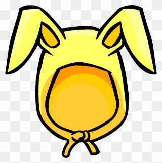 Hats Clipart Bunny - Yellow Bunny Ears - Png Download