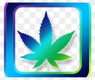 Cannabis Leaf Silhouette Png Clipart
