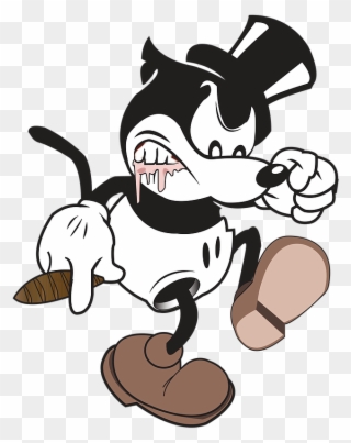 Smoke Vintage Crook - Mickey Mouse Logo Clipart