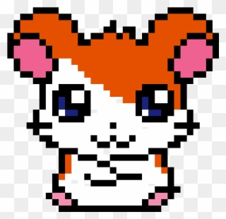 Hamster - Grid Pixel Art Cat Clipart