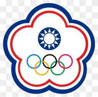 Chinese Taipei Olympic Flag Clipart