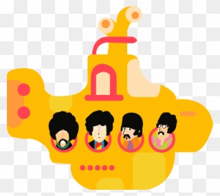 The Pinterest And Art Svg Stock - Beatles Vector Yellow Submarine Clipart