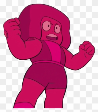 When Gems Of The Same Type Fuse They Become A Bigger - Steven Universe Mega Ruby Clipart