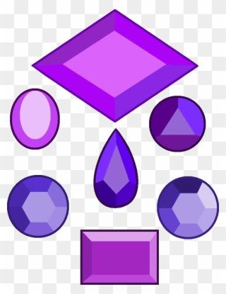 Main Purple Diamond Gems - Portable Network Graphics Clipart