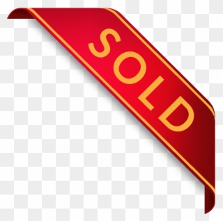 Sold Tag Cliparts - Sold Banner Png Transparent Png