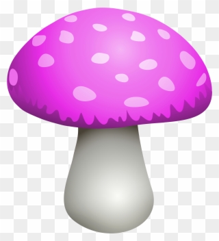 Pink Wind Cliparts - Purple Mushroom Png Transparent Png