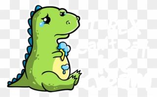 T Rex Clipart Sad - Sad T Rex - Png Download