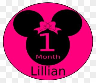 Clipart Minnie First Birthday - Png Download