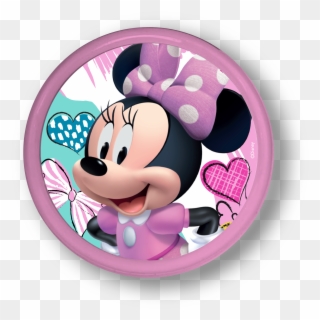 Minnie Mouse Led Push Light - Disney Minnie Lip Balm - Cotton Candy & Watermelon Clipart