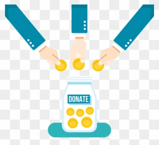 Charity Reports, Reviews And Resources Clip Art Black - Donate Money Png Transparent Png