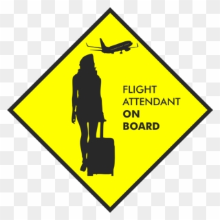 Flight Attendant On Board Clipart