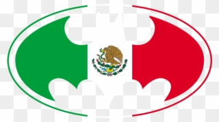 Batman Mexican Flag Shield Kid's T-shirt - Imagenes De Emojis De Batman Clipart