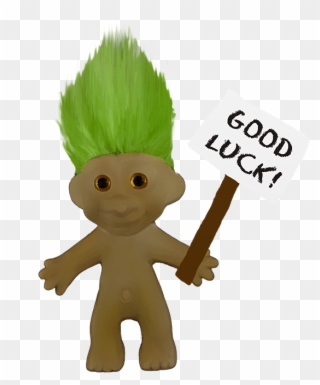 Art Good Luck Troll By Priscilla Wolfe - Science Fair Project Display Clipart