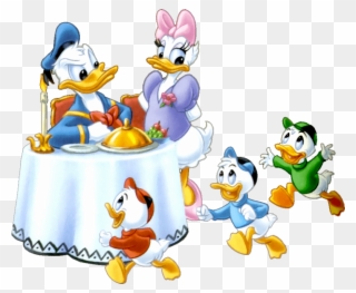 Donald Duck Family - Donald And Daisy Family Clipart