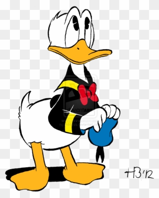 Donald Duck Clipart Back - Donald Duck - Png Download
