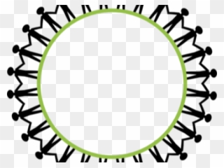 Crowd Of People Clipart - Ring Around The World - Png Download