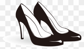 Shoe High-heeled Footwear Sneakers Clip Art - High Heels Clipart - Png Download